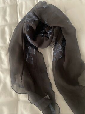 Giorgio Armani le Collezioni Italy Long Chiffon Scarf